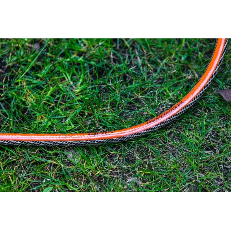 NEO Tools 15-842 Gartenschlauch 1/2 inch 50 m 3-lagig PVC verstärkt Grün