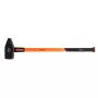 NEO Tools 25-155 Maschinistenhammer mit Fiberglasstiel, 1000 g Kopf, Kreuzpinne, DIN 1041, Orange/Schwarz