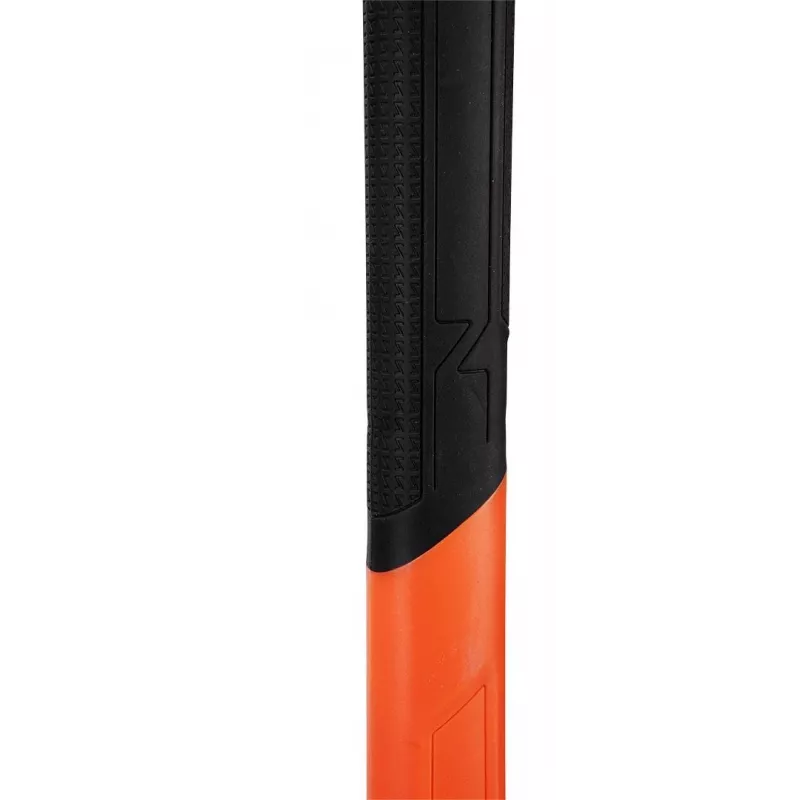 NEO TOOLS 25-162 Hammer mit Faserstoffgriff, 600 g Kopf, magnetischer Nagelhalter, Anti-Vibration, TÜV-zertifiziert, Schwarz/Orange