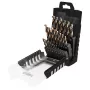 NEO TOOLS 25-teiliges HSS-CNC Metallbohrer-Set, 124° Spitzenwinkel, Pro-Tec, 1,0–13,0 mm