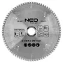 NEO TOOLS 55-548 Kreissägeblatt mit Hartmetallspitzen, 254 mm x 30 mm, 80 Zähne, Universal