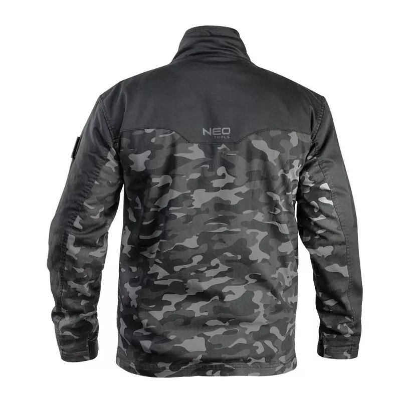NEO Tools 81-212-S Arbeitsjacke Grau/Grün Größe S