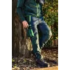 NEO TOOLS 81-216-S Arbeitsjacke - Grau/Grün, Größe S, 7 Taschen, EN ISO 13688