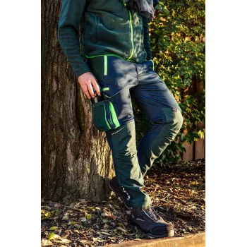 NEO TOOLS 81-216-S Arbeitsjacke - Grau/Grün, Größe S, 7 Taschen, EN ISO 13688