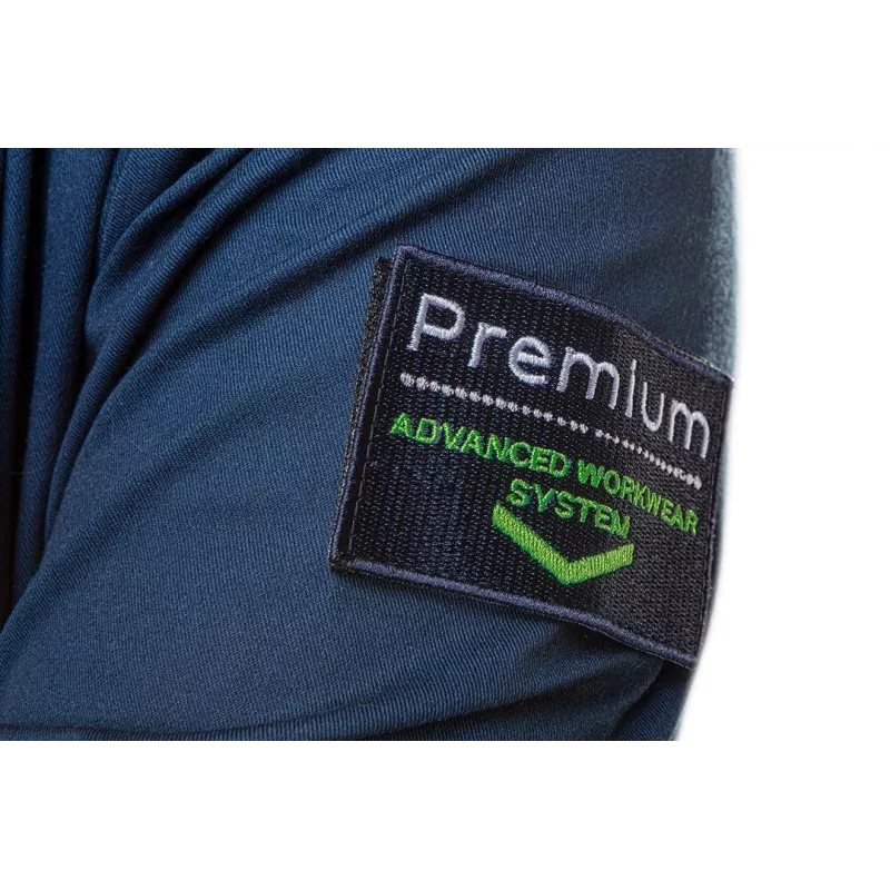 NEO TOOLS 81-216-XL Arbeitsjacke, Grau/Orange, XL, 65% Polyester 35% Baumwolle, 267 g/m², CE EN ISO 13688