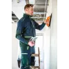 NEO Tools 81-216-XXXL Herren-Arbeitsjacke, Grau/Grün, 65% Polyester 35% Baumwolle, 245 g/m², 7 Taschen, verstärkte Ellbogen & Schultern, reflektierende Elemente, EN ISO 13688:2013