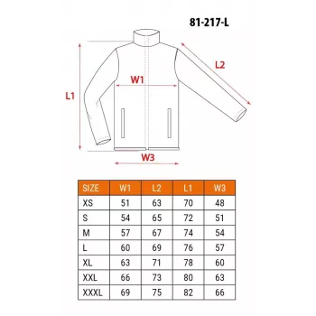 NEO TOOLS 81-217-L Unisex Arbeitsjacke, Grau/Schwarz, Größe L, 65% Polyester 35% Baumwolle, 267 g/m², 7 Taschen, EN ISO 13688