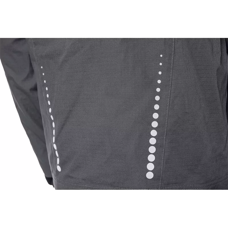 NEO Tools 81-217-S Arbeitsjacke mit Reflexelementen, Grau/Schwarz/Orange, Größe S