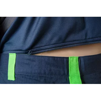 NEO Tools 81-217-XXL Arbeitsjacke mit Oxford-Verstärkungen, Grau/Orange, 100% Baumwolle, 270 g/m², EN ISO 13688
