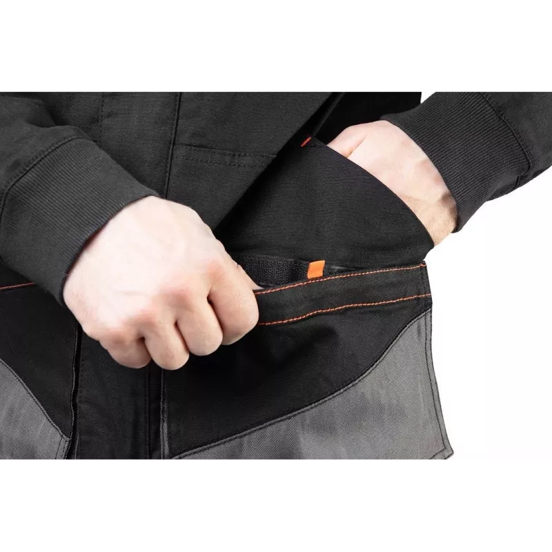 NEO TOOLS 81-218-XXXL Arbeitsjacke Schwarz Orange XXXL
