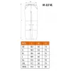 NEO Tools 81-227-XL Schutz-Arbeitshose, Grau/Schwarz, Größe XL, 267 g/m² Polycotton, verstärkte Knie, EN ISO 13688
