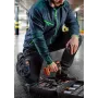 NEO TOOLS 81-229-S Schutzhose mit Knieschutztaschen, Grau/Schwarz, Größe S