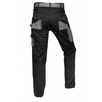 NEO TOOLS 81-238-XXL Schutzhose mit verstärkten Knien, Grau/Schwarz, Größe XXL