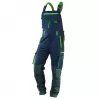NEO Tools 81-246-M Arbeitshose mit Knieschutztaschen, Größe M, Grau/Orange, 65% Polyester 35% Baumwolle, 245 g/m²