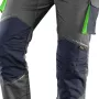 NEO Tools 81-247-XL Profi-Arbeitshose mit Knieschutztaschen, Grau/Schwarz, Größe XL
