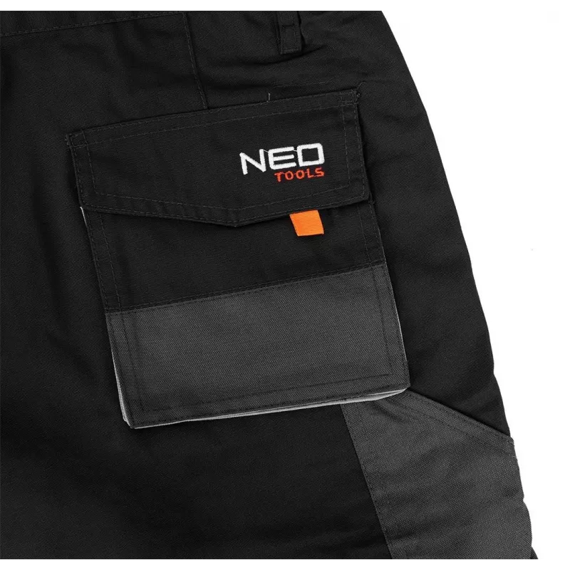 NEO Tools 81-270-XL Schutz-Arbeitshose, Grau/Schwarz, Größe XL, 9 Taschen, EN ISO 13688