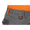 NEO Tools 81-325-L Schutzhose Größe L Grau/Schwarz mit orangefarbenen Akzenten