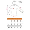 NEO Tools 81-511-L Arbeitsjacke mit Reflexelementen - Grau/Grün, Größe L