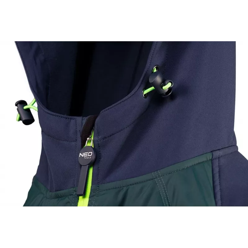NEO TOOLS 81-559-XL Unisex Arbeitsjacke, 100% Baumwolle, Grau, 7 Taschen, CE-zertifiziert
