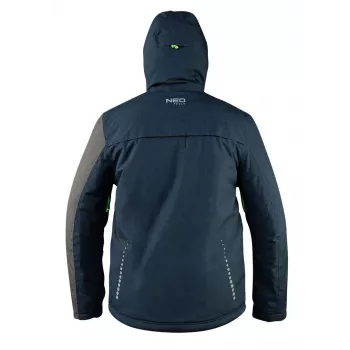 NEO Tools 81-571-S Arbeitsjacke, Größe S, Grau/Schwarz, 267 g/m², 7 Taschen, EN ISO 13688