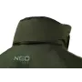 NEO TOOLS 81-573-XXXL Herren Winter-Arbeitsjacke Schwarz/Grau, wasserdicht & winddicht, abnehmbare Kapuze, EN ISO 13688