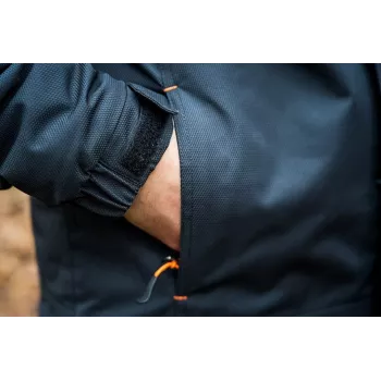 NEO TOOLS 81-575-S Herren-Arbeitsjacke, Grau mit schwarzen Akzenten, Größe S, 7 Taschen, verstärkte Ellbogen, reflektierende Elemente, EN ISO 13688