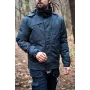 NEO TOOLS 81-575-S Herren-Arbeitsjacke, Grau mit schwarzen Akzenten, Größe S, 7 Taschen, verstärkte Ellbogen, reflektierende Elemente, EN ISO 13688
