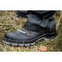 NEO Tools 82-012 S1P SRC Sicherheitsschuhe, Größe 47, Schwarz/Grau Wildleder