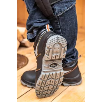 NEO TOOLS 82-027 S1P SRC Sicherheitsstiefel, Stahlkappe, Größe 41, Schwarz/Grau