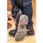 NEO TOOLS 82-027 S1P SRC Sicherheitsstiefel, Stahlkappe, Größe 41, Schwarz/Grau