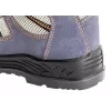 NEO TOOLS 82-046 S1P SRC Sicherheitsschuhe mit Stahlkappe und Durchtrittschutz, aus Veloursleder und Mesh, Schwarz/Grau, EU 39-47