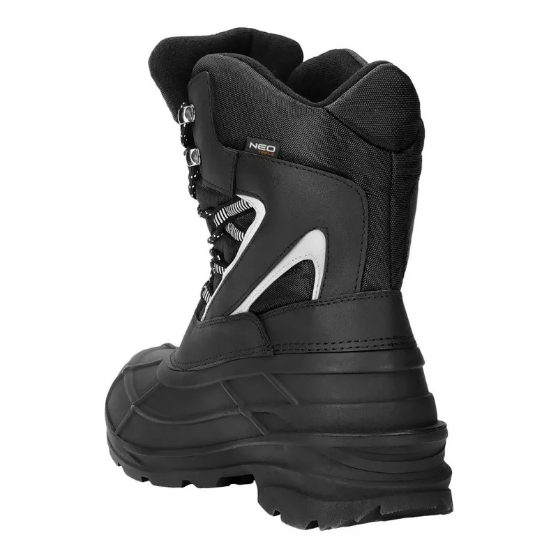 NEO TOOLS 82-139-43 S1P SRC Sicherheitsschuhe, Stahlkappe, Größe 43, Schwarz/Grau