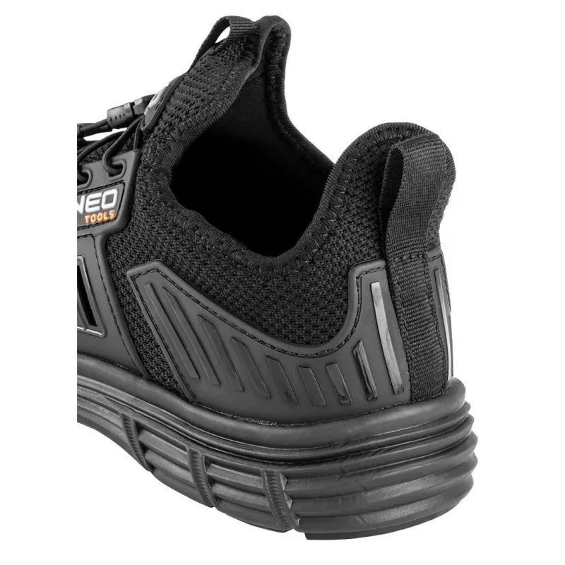 NEO Tools 82-158-42 S1P SRC Sicherheitsschuhe mit Stahlkappe, Größe 42, Schwarz/Grau