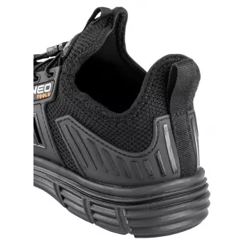 NEO tools 82-158-47 S1P SRC Sicherheitsschuhe mit Stahlkappe, Größe 47, Schwarz/Grau