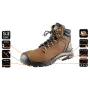 NEO Tools 82-170-39 S1P SRC Sicherheitsschuhe, Stahlkappe, Grau/Schwarz/Orange, Größe 39
