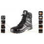 NEO Tools 82-175-40 S1P SRC Sicherheitsschuhe mit Stahlkappe Größe 40 Grau/Schwarz