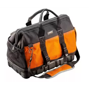 NEO TOOLS 84-305 Professionelle Werkzeugtasche 40 x 22 x 33 cm, Nylon 600D, 18 Taschen, 15 kg Tragkraft