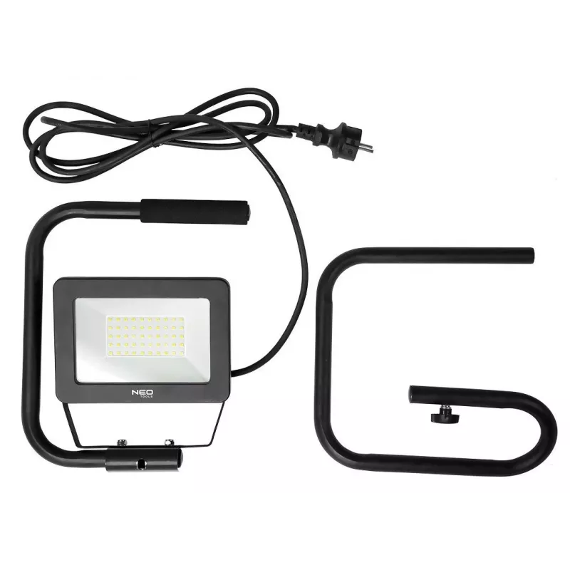 NEO TOOLS 99-063 20W COB LED Akku-Arbeitsscheinwerfer 1800lm IP65 mit Powerbank