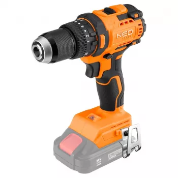 NEO TOOLS Brushless Schlagbohrschrauber 18V, 13mm Schnellspannbohrfutter, Kompakt, Energy+, ohne Akku