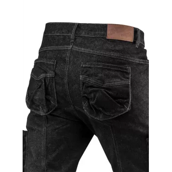 NEO TOOLS DENIM 5-Taschen-Arbeitshose, Schwarz, Größe L