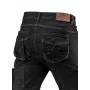 NEO TOOLS DENIM 5-Taschen Arbeitshose, Schwarz, Größe S
