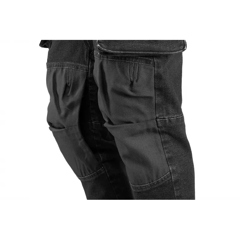 NEO TOOLS DENIM Arbeitshose, Schwarz, Größe L