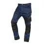 NEO TOOLS DENIM Arbeitshose mit Oxford-Verstärkungen, Marineblau, Größe XS
