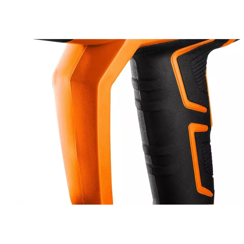 NEO TOOLS Heißluftgebläse 2000W mit LCD-Display, 50°C & 70-600°C, 4 Düsen, Schaber, Tragekoffer