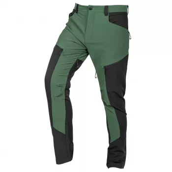 NEO TOOLS Herren Outdoor-Arbeitshose mit 4-Wege-Stretch, CORDURA®-Verstärkungen, Grün-Grau, Größe XXXL (81-293-XXXL)