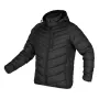 NEO TOOLS Mix&Match gesteppte Daunenjacke, leicht, schwarz, Größe L