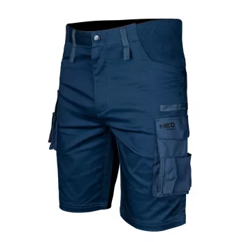 NEO TOOLS Mix & Match Damen-Shorts mit elastischem Bund, Marineblau, Größe M