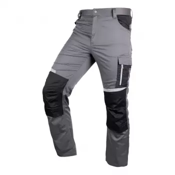 NEO TOOLS Mix&Match Arbeitshose Grau/Schwarz Größe M