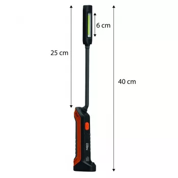 NEO TOOLS Akku-Inspektionsleuchte 400 lm COB + Taschenlampe 99-102