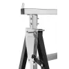 NEO Tools TOP-84-145 Stahl-Werkbank-Schublade, 580x450x130 mm, 25 kg Belastung, Kugelgelagerte Schienen, Zentralverriegelung, Schwarz/Grau
